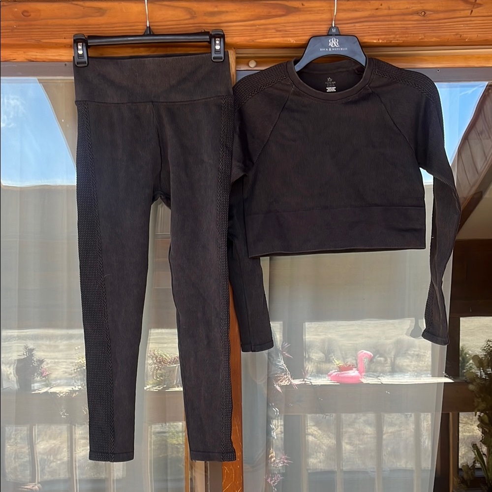 Black Aerie Activewear Set